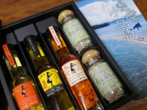 ふるさと納税返礼品オリーブオイルセット
